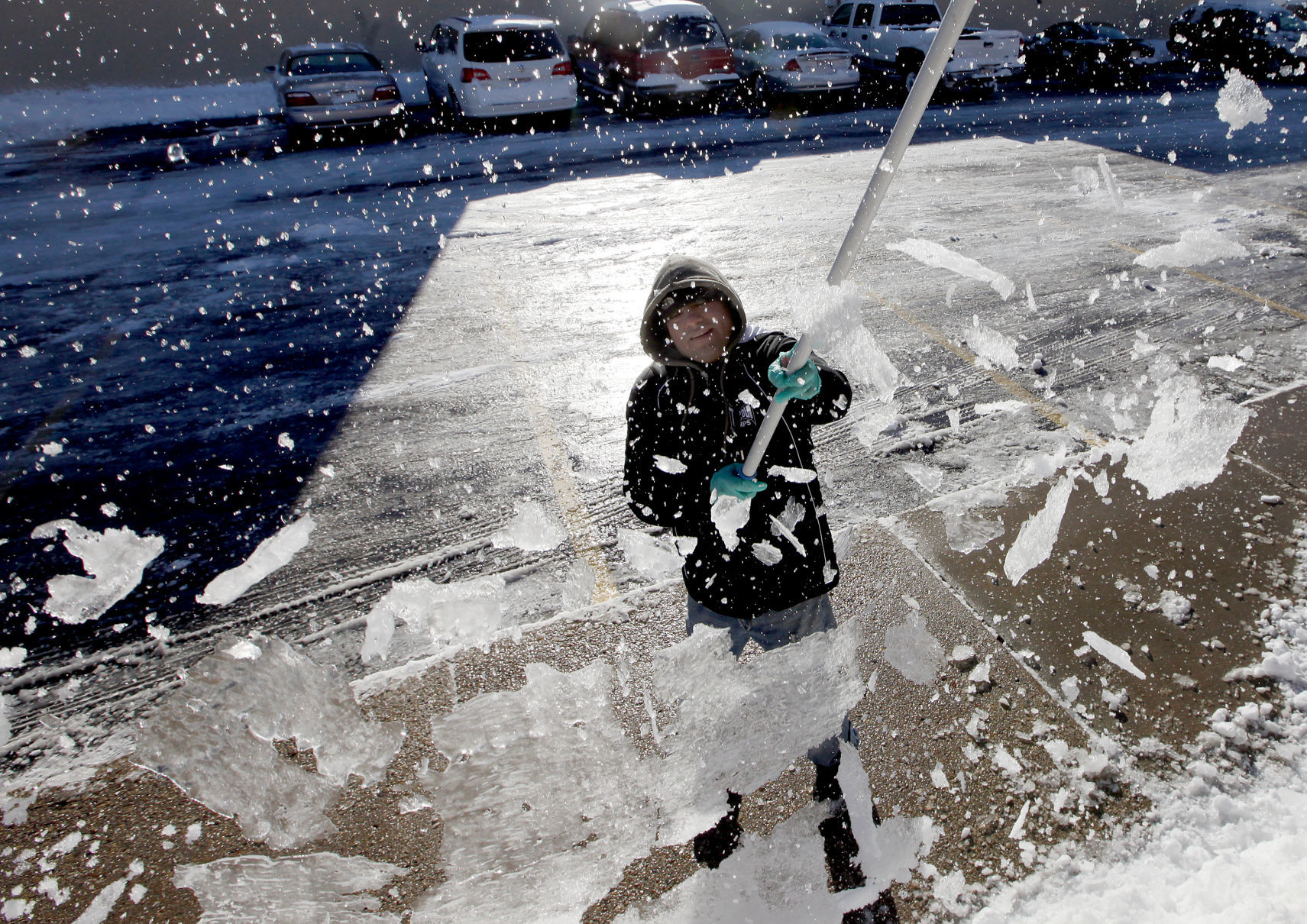 Aftermath of December 2012 blizzard